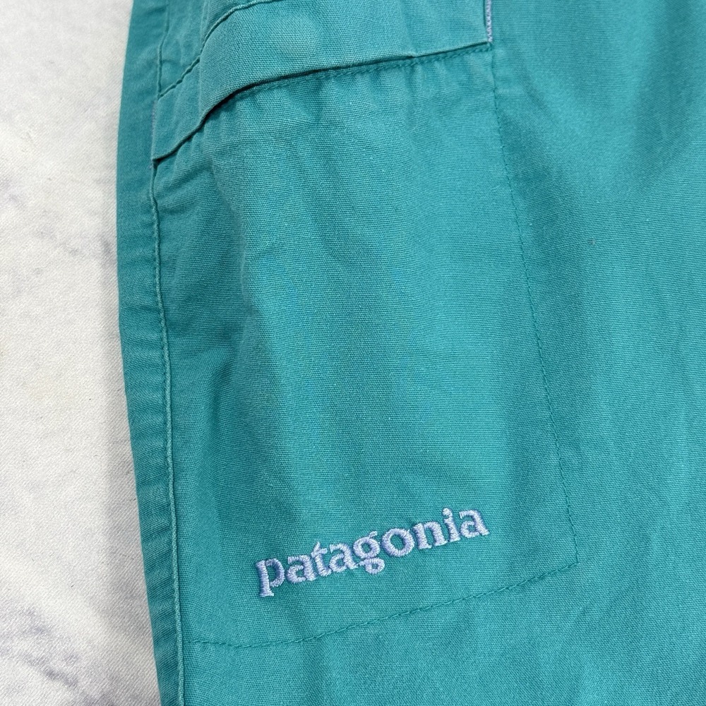 Patagonia Venga Rock Capris‎ Womens Size 6 True Teal Pants Hiking Climbing 83095 - Picture 15 of 16